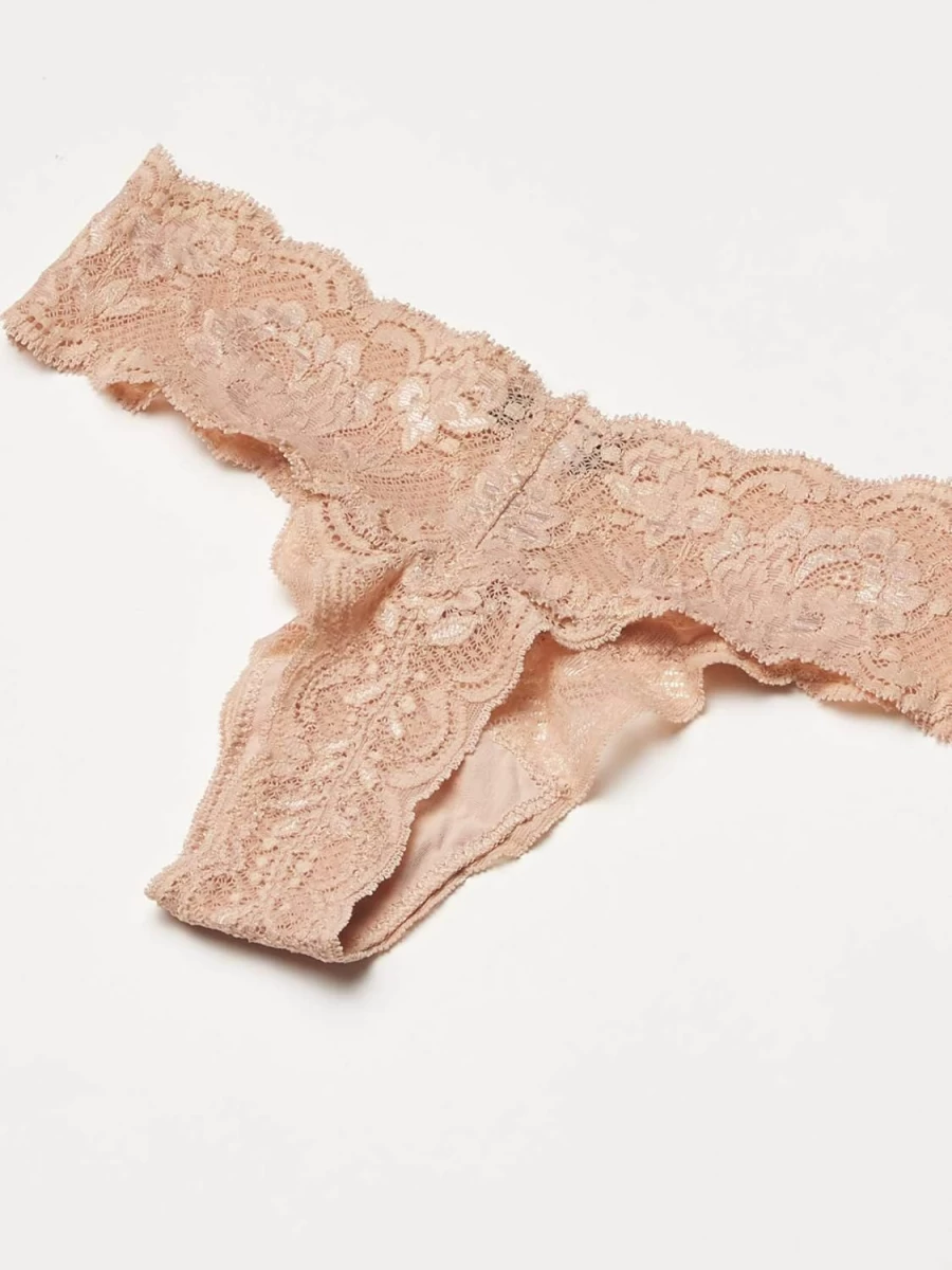Cosabella Never Say Never Cutie 3-Pack Low Rise Thongs for Women - Soft Lace Underwear Set