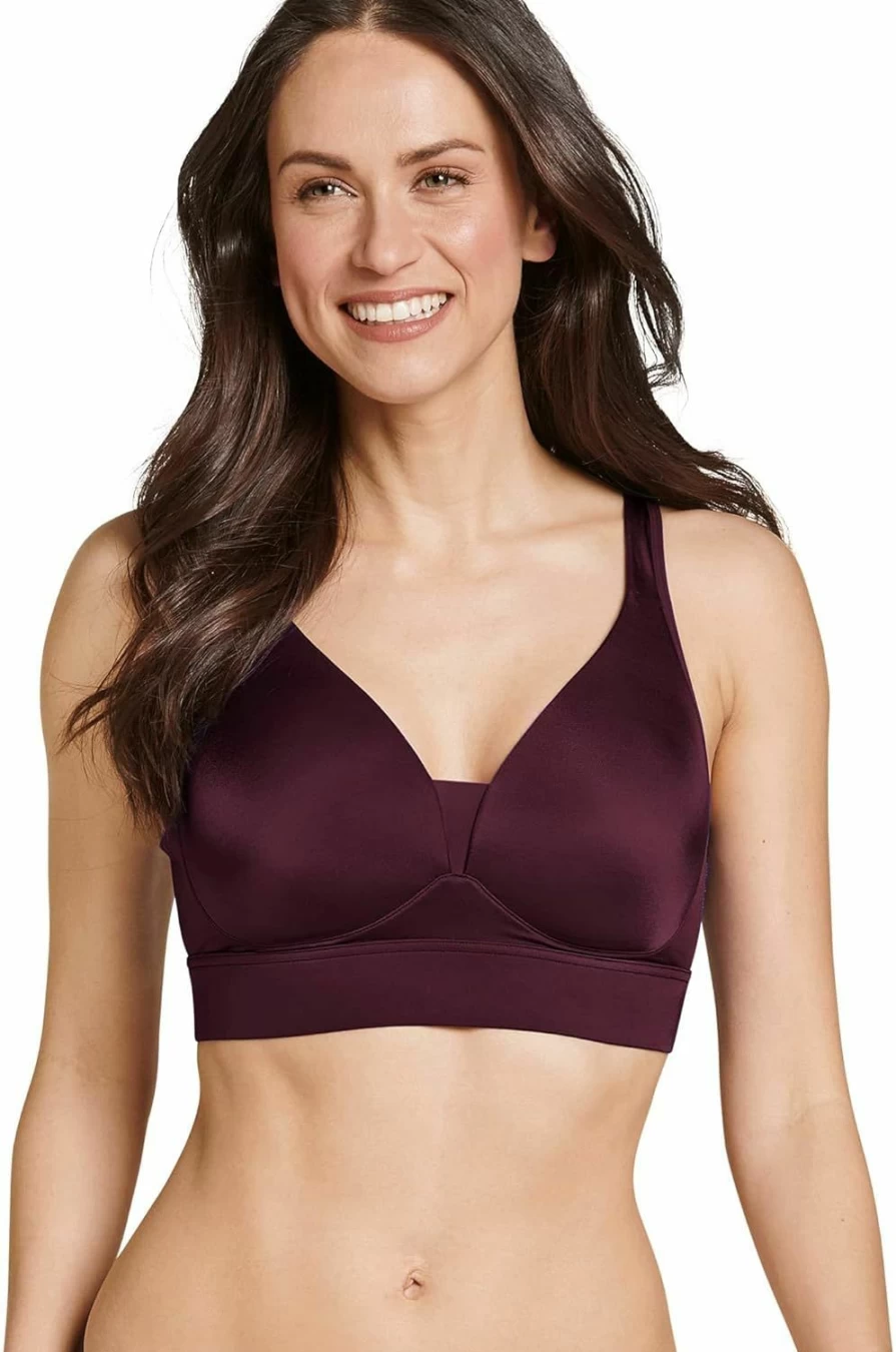 Jockey Women's Forever Fit V-Neck Molded Cup Bra - Comfortable Supportive Underwire Bra