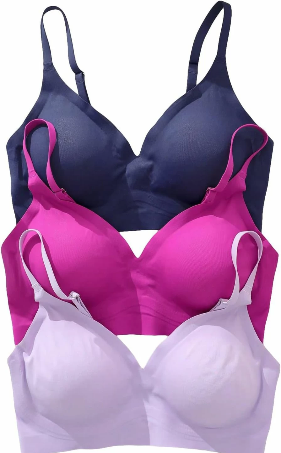Verdusa Women's 5-Pack Seamless Padded Bralette & Camisole Top Set for Everyday Comfort