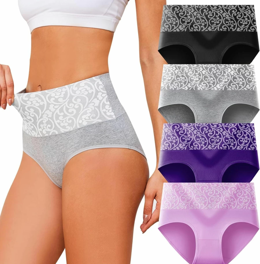 MEIDAYAI Women's High Waist Tummy Control Underwear Postpartum C-Section Recovery Panties Comfortable Shaping Briefs