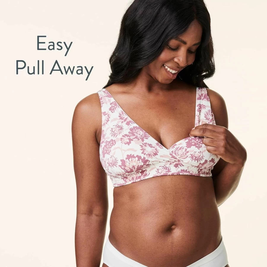 Bravado Designs Women's Wireless Nursing Bra - Comfortable Maternity Sleep Bra for Breastfeeding