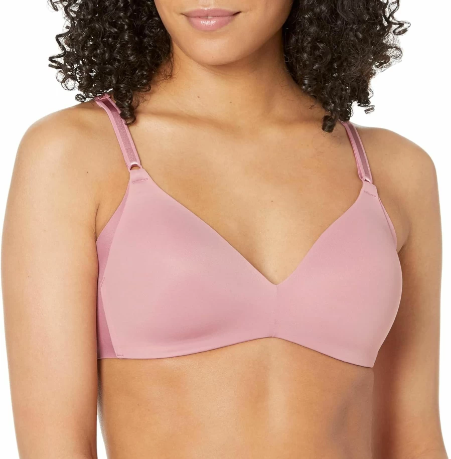 Warner's Women's Comfort Wireless T-Shirt Bra No Side Effects Lightly Lined Underarm-Smoothing 1056