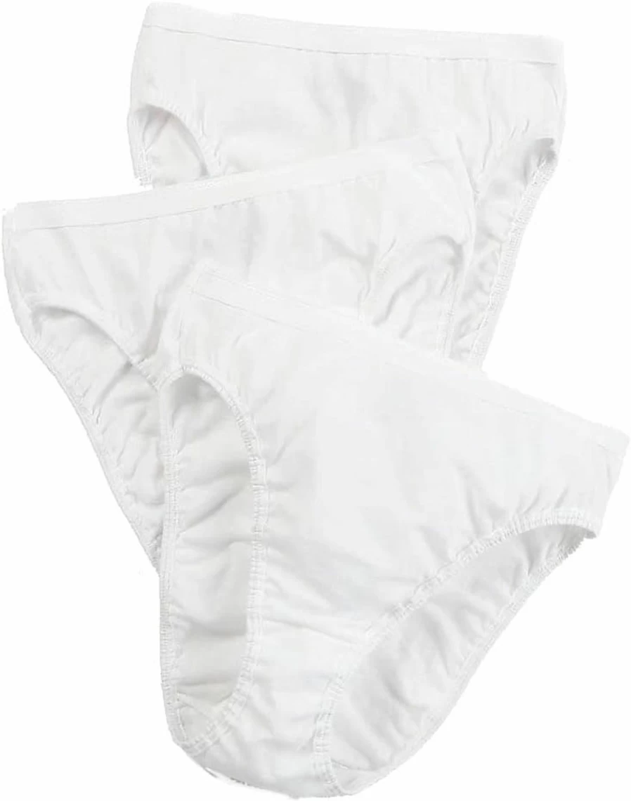 Fruit of the Loom Women's Cotton Underwear 3-Pack High Cut Briefs Soft Comfort Panties