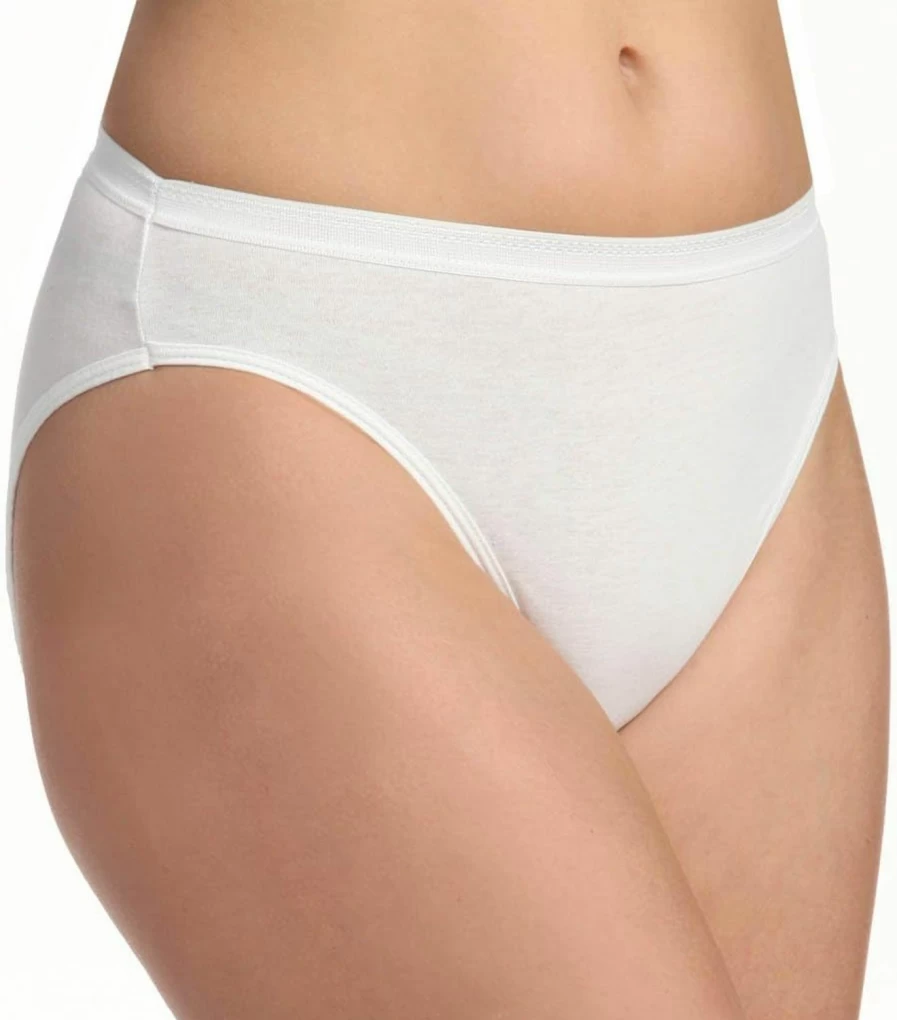 Fruit of the Loom Women's Cotton Underwear 3-Pack High Cut Briefs Soft Comfort Panties