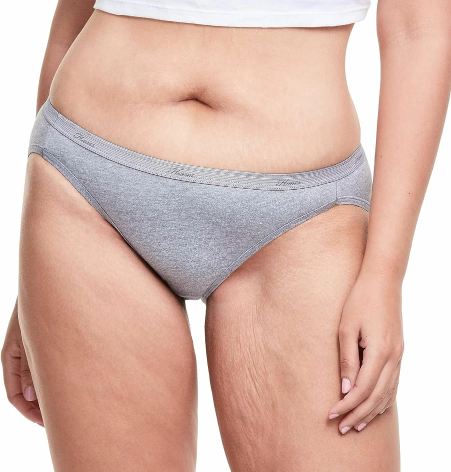 Hanes Women's Cotton Bikini Underwear 10-Pack - Assorted Colors, Comfort Fit, Breathable Panties