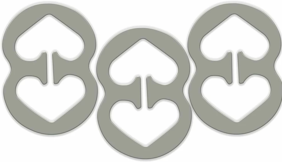 RAZOR Clips Bra Strap Holders - USA Made Racerback Converter for Concealing Straps - Secure & Comfortable Clip Accessories