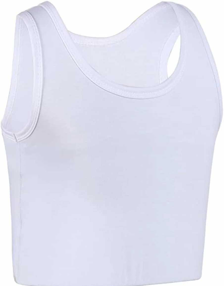 JARAZIN Women's Chest Binder Tank Top - FTM Binder Pullover with Elastic Closure for Transgender & Tomboy Comfort