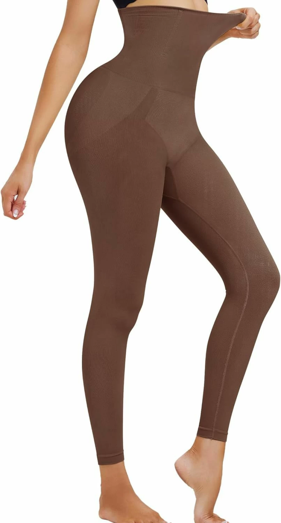Nebility High Waist Compression Leggings for Women - Tummy Control, Butt Lifting, Thigh Slimming Shapewear Pants