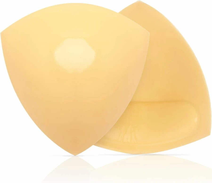 Nimiah Double-Sided Adhesive Bra Inserts - Waterproof Push Up Sticky Boob Pads for Women, Reusable Self Stick Silicone Breast Petals