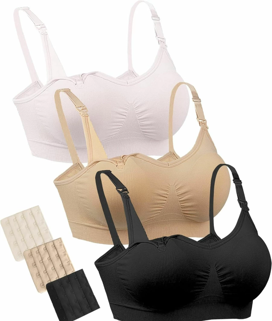 Civikbra Seamless Nursing Bra for Breastfeeding - Comfortable Maternity Bras for Pregnancy & Full Bust Support