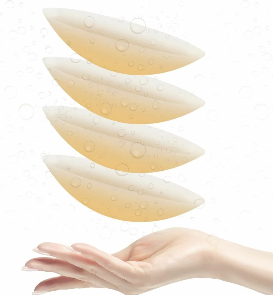 ModoSlim Reusable Silicone Nipple Covers for Women - Large Adhesive Breast Petals Pasties, Nude & Classic Shades, D D+ Size