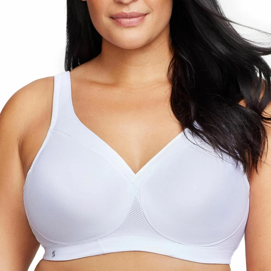 Glamorise Plus Size MagicLift Wirefree Sports Bra for Women – Seamless Support & Comfort