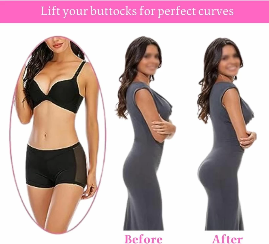 "Reatowrol Butt Lifting Shapewear Shorts for Women - Tummy Control & Booty Enhancer"
