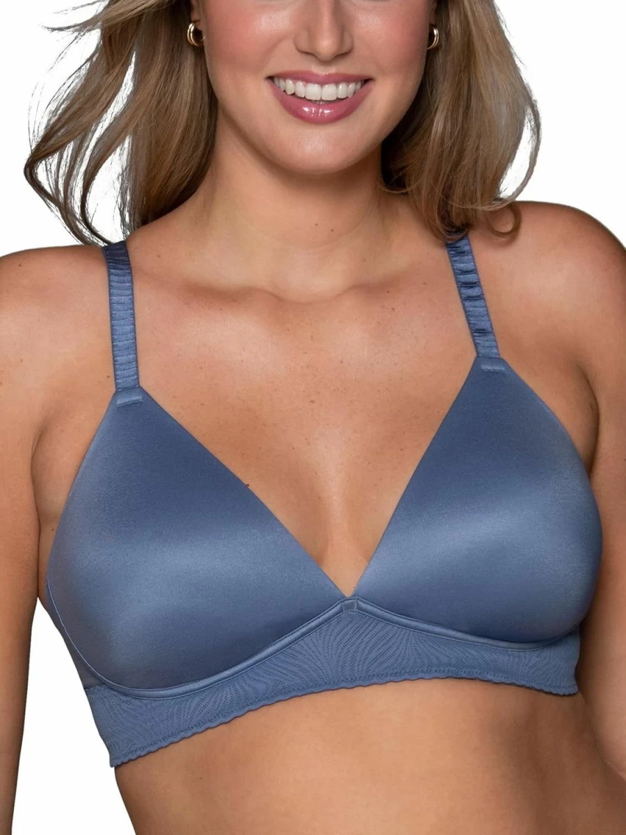 Vanity Fair Women's Effortless Everyday Bra - Buttery Soft, Lightweight Memory Foam Cups for All-Day Comfort