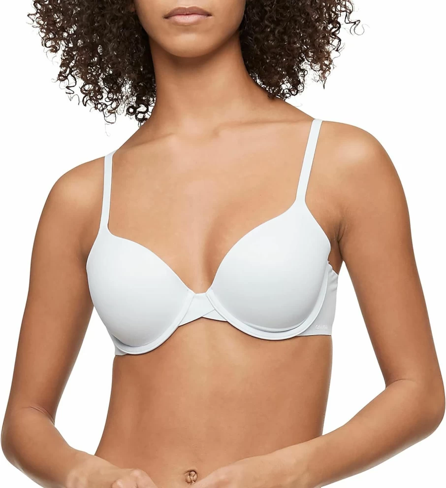 Calvin Klein Women's Memory Touch Lightly Lined T-Shirt Bra - Perfectly Fit Comfort Wireless Support