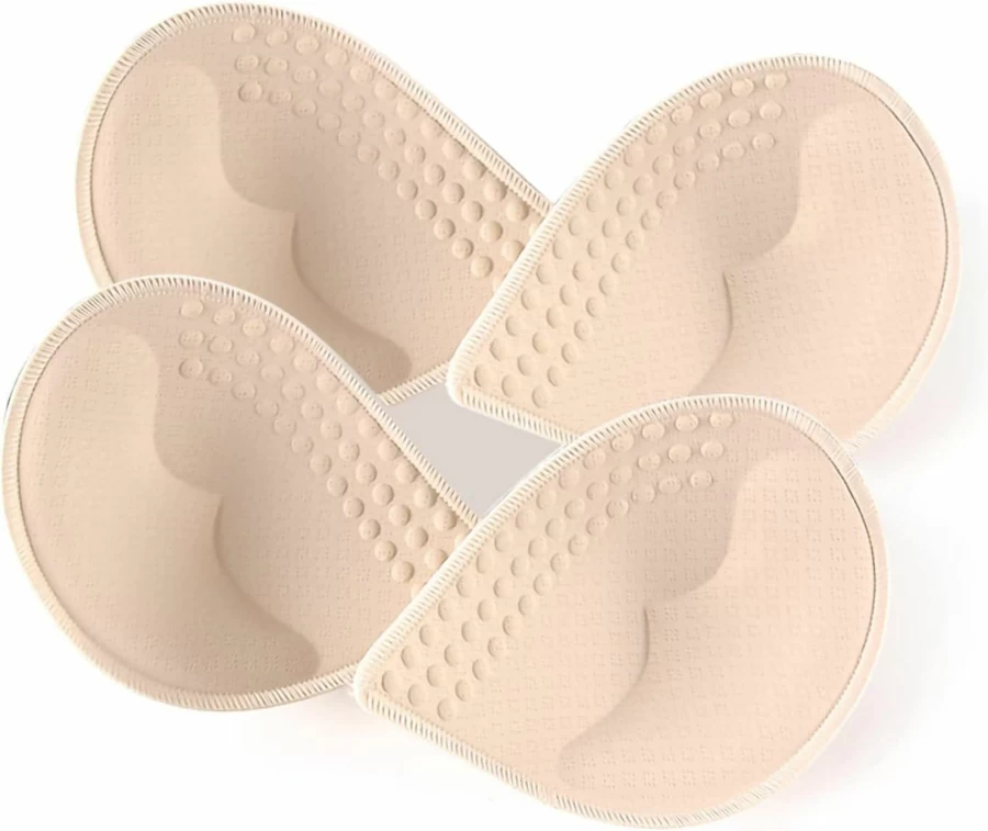 KOOAAICCHI Removable Latex Bra Pads for Women – Sports Bra Inserts & Swimsuit Enhancers