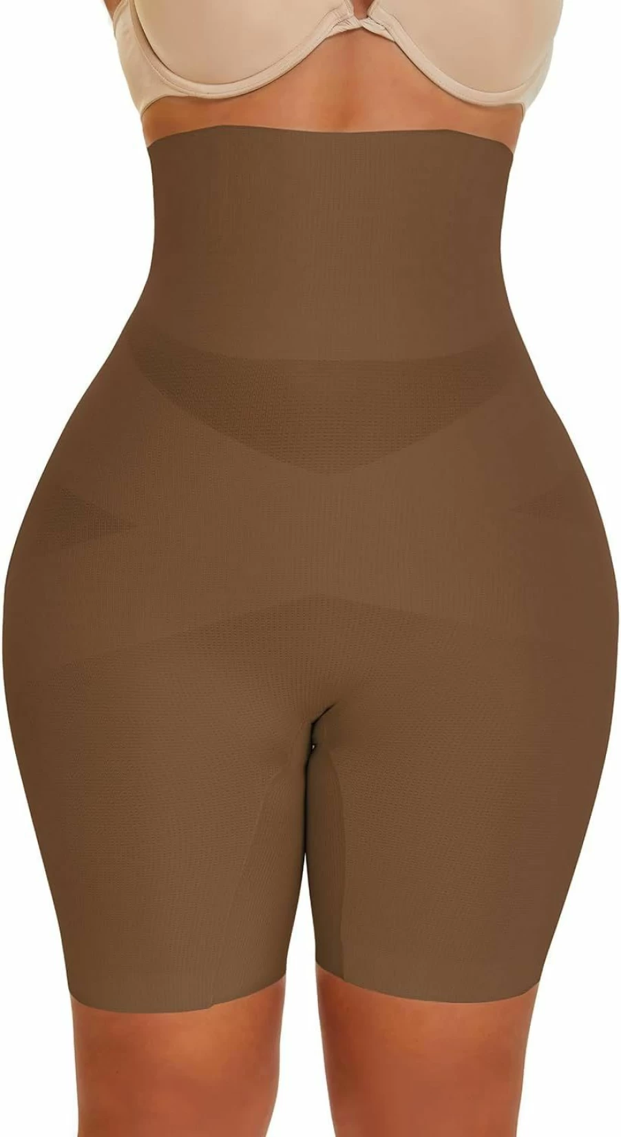 MOVWIN High Waisted Tummy Control Shapewear for Women - Seamless Thigh Slimming Shorts Body Shaper Underwear