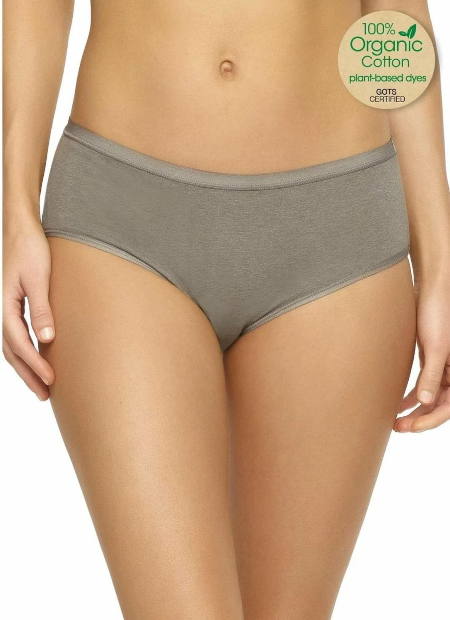 Felina Women's Organic Cotton Bikini Underwear 6-Pack - Seamless Soft Comfortable Panties