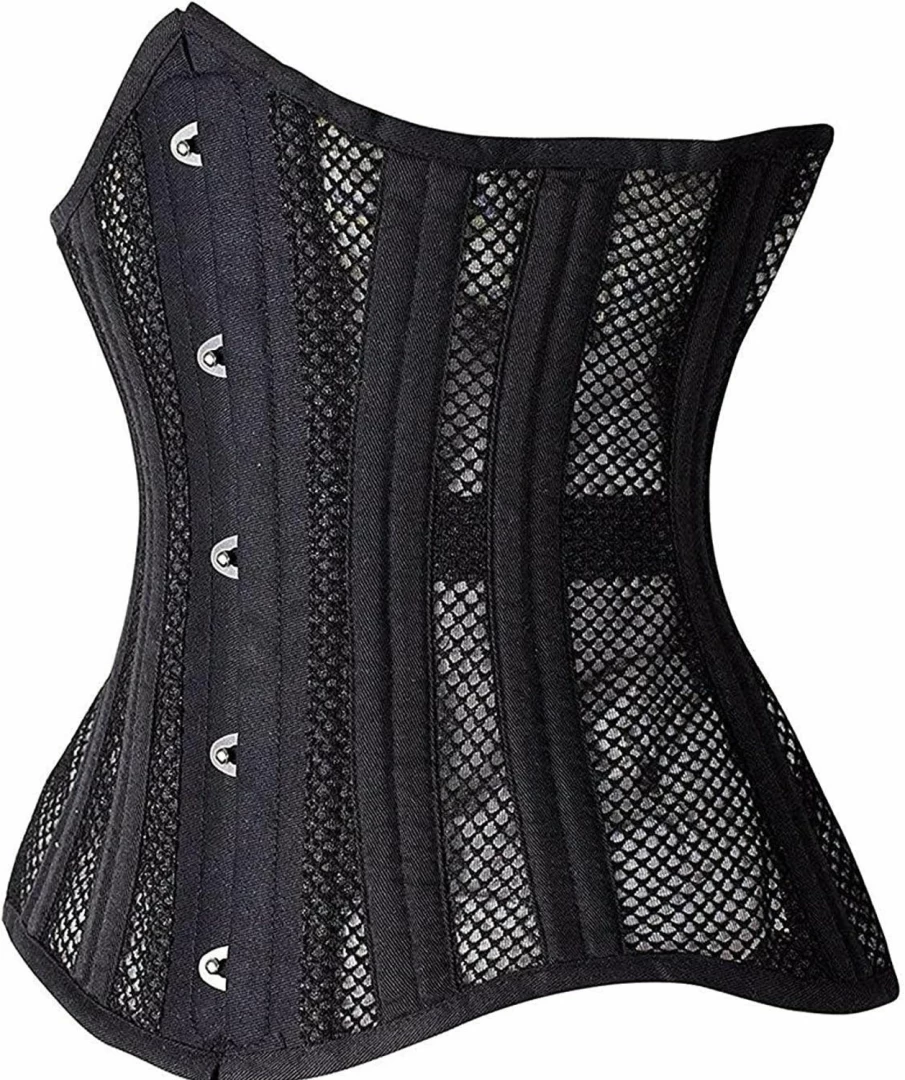 SHAPERX Women's Waist Trainer Corset - 24-Inch Steel-Boned Longline Corset for Waist Training & Body Shaping