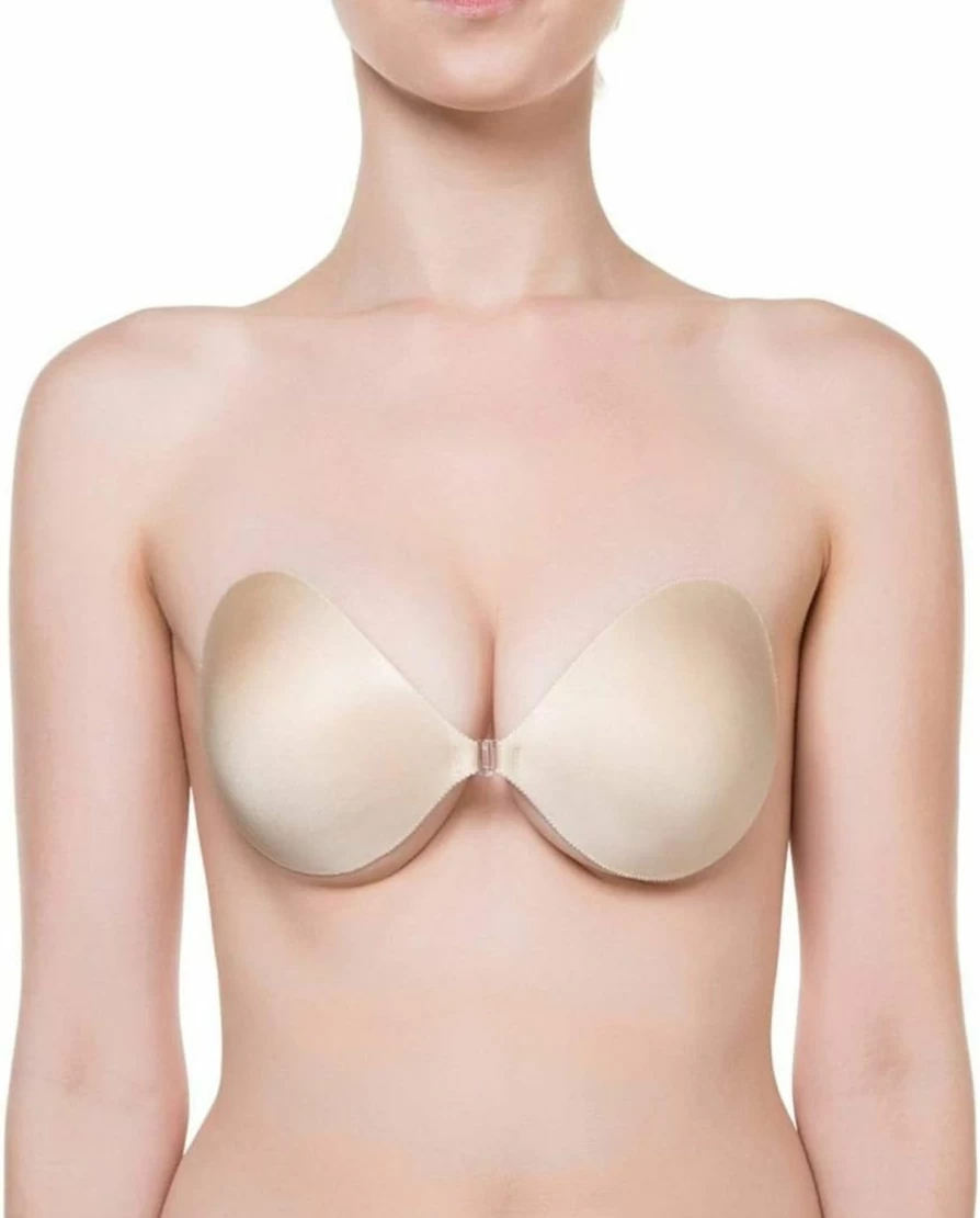 NuBra Women's Seamless Push Up Bra - Invisible Adhesive Bra for Enhanced Lift & Comfort