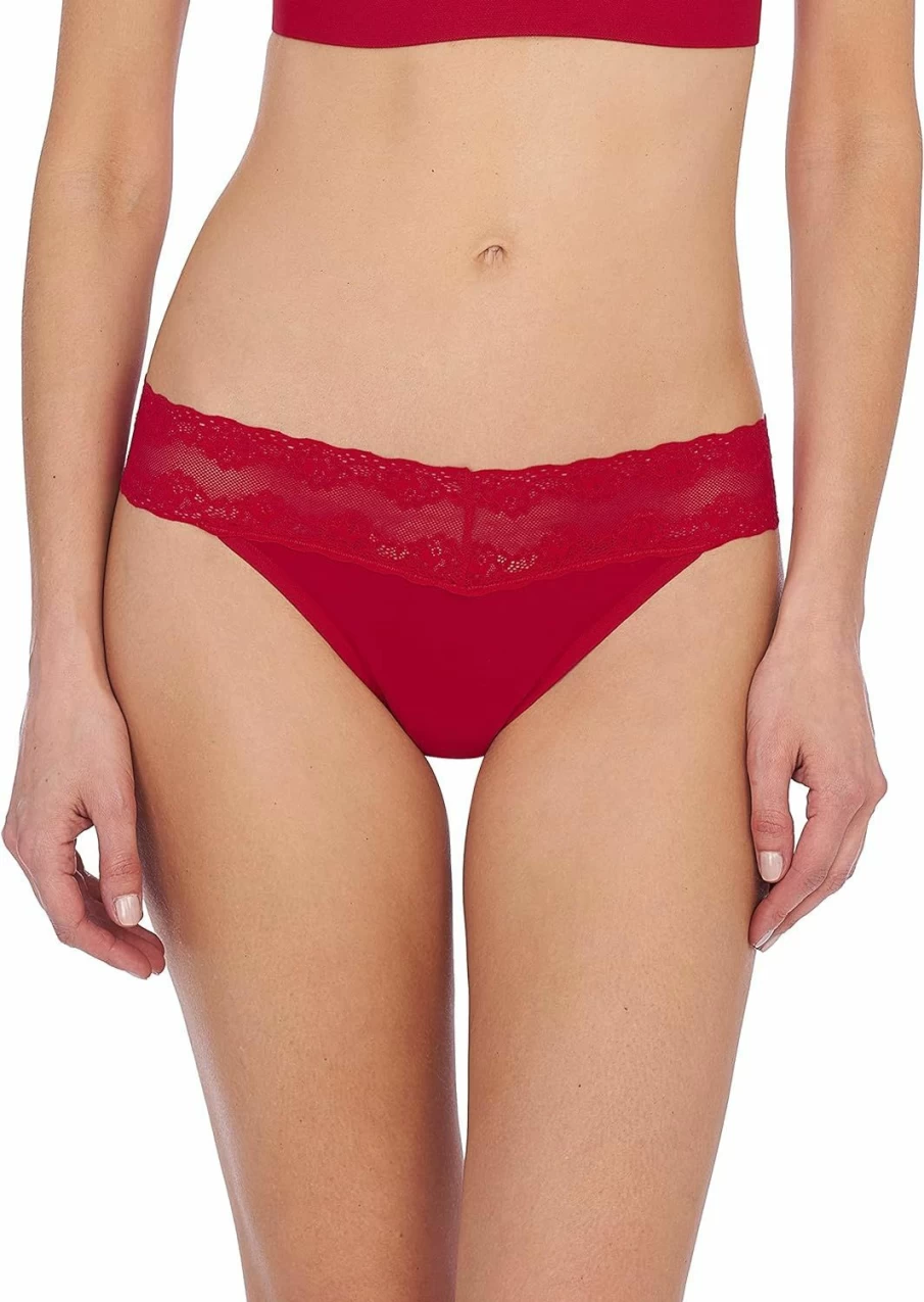 Natori Women's Bliss Perfection Thong - Comfortable One Size Underwear for Everyday Wear