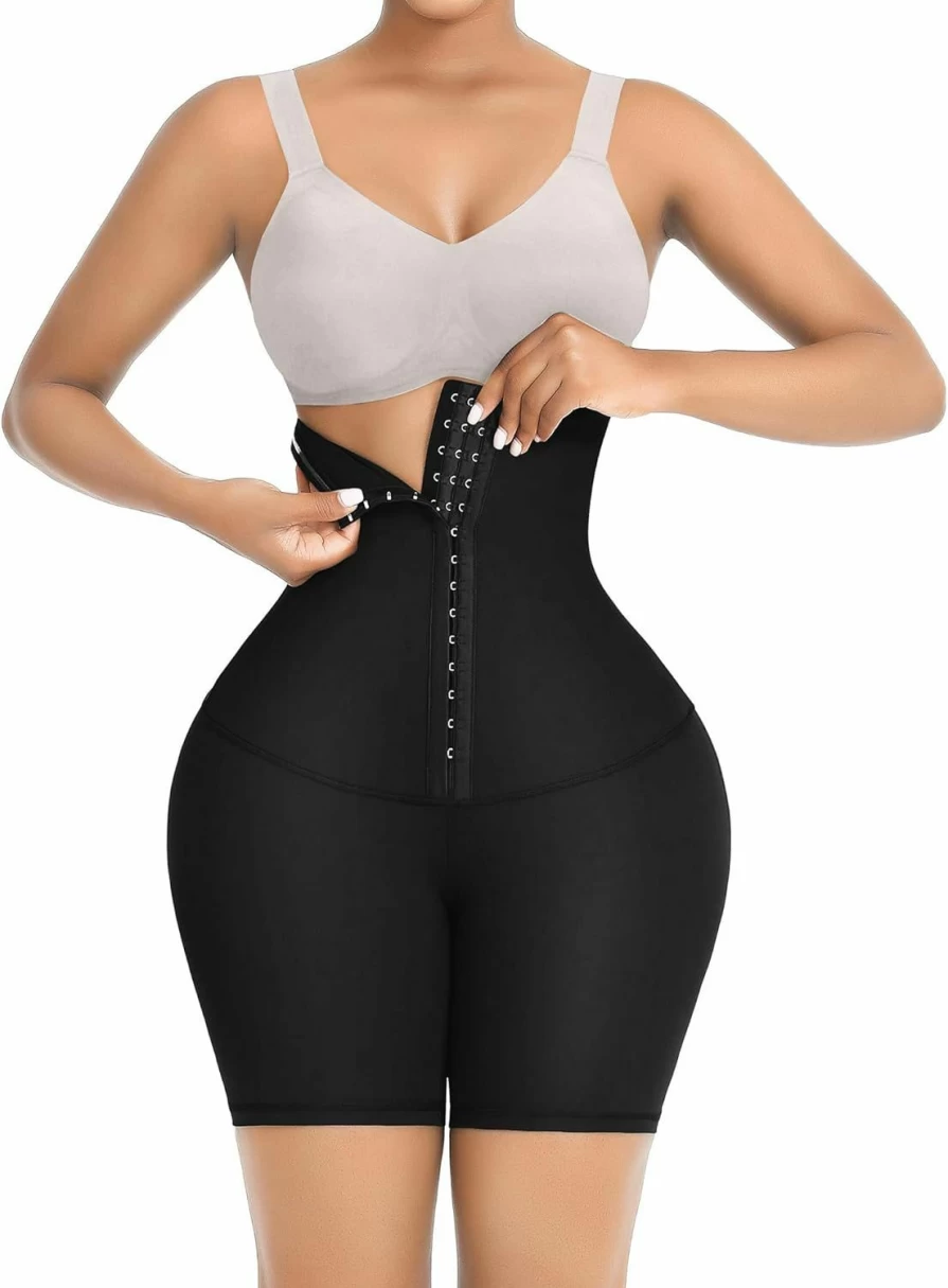 FeelinGirl High Waist Shapewear Shorts for Women - Tummy Control, Butt Lifting, Thigh Slimming Panties