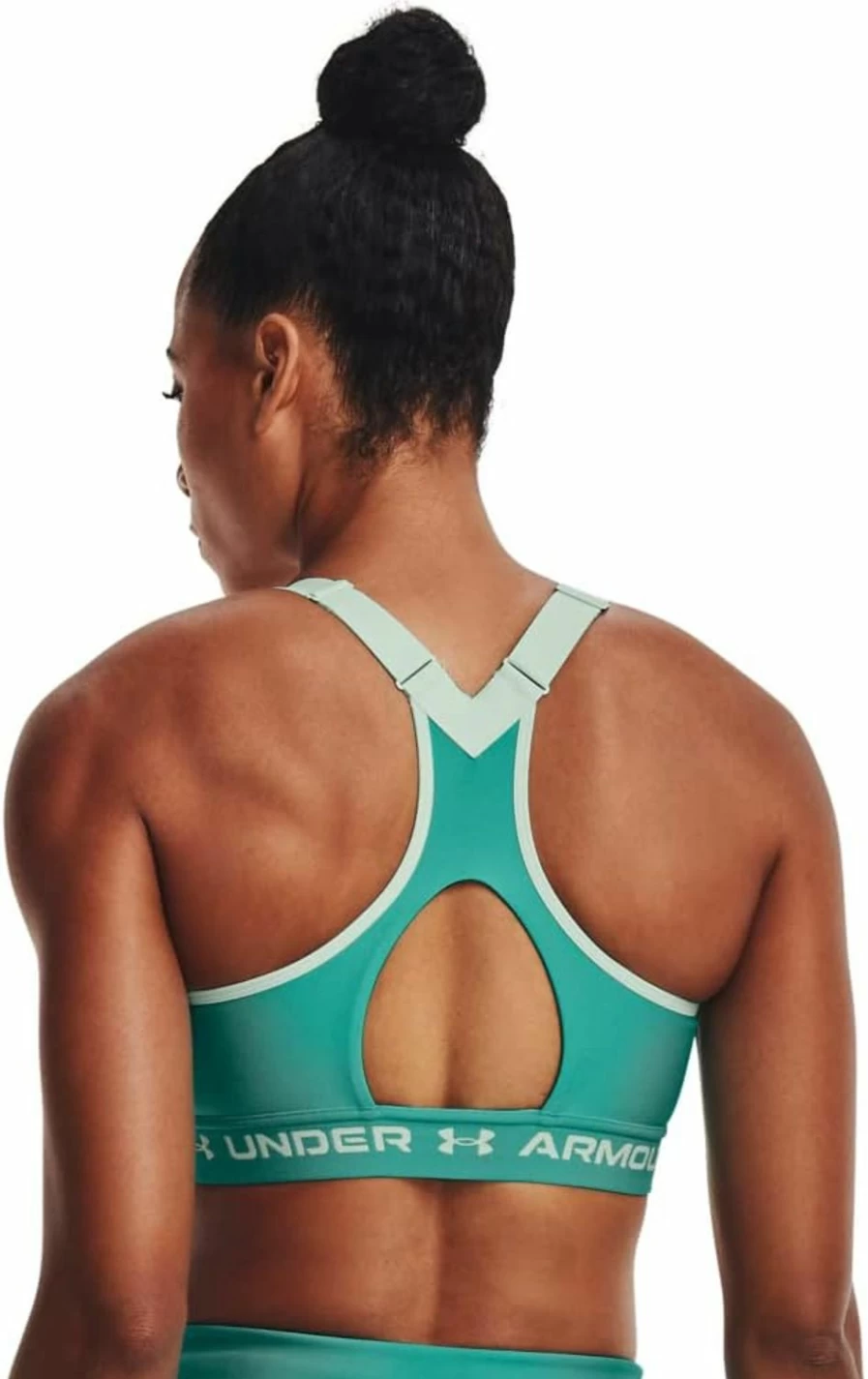 Under Armour Women's High Support Crossback Zip Front Sports Bra for Workout & Training