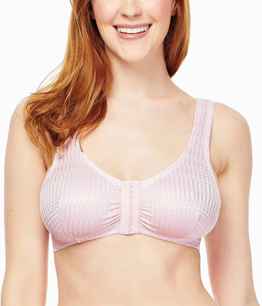 Carole Martin Women's Wireless Front Closure Comfort Bra - Full-Freedom Support