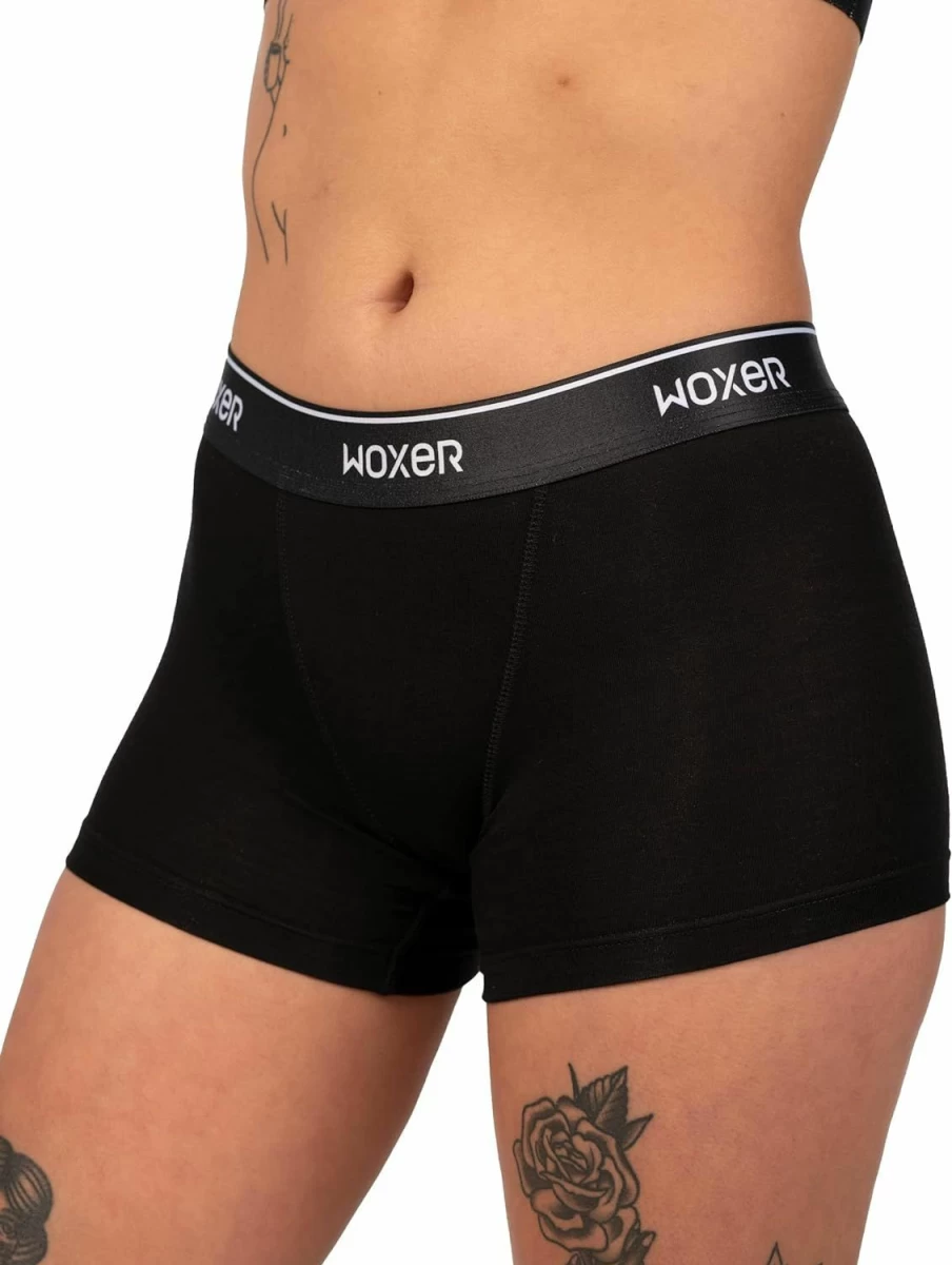 Woxer Women's 3" Boyshorts - Soft, Chafing-Free Boxer Briefs with No Roll Inseam