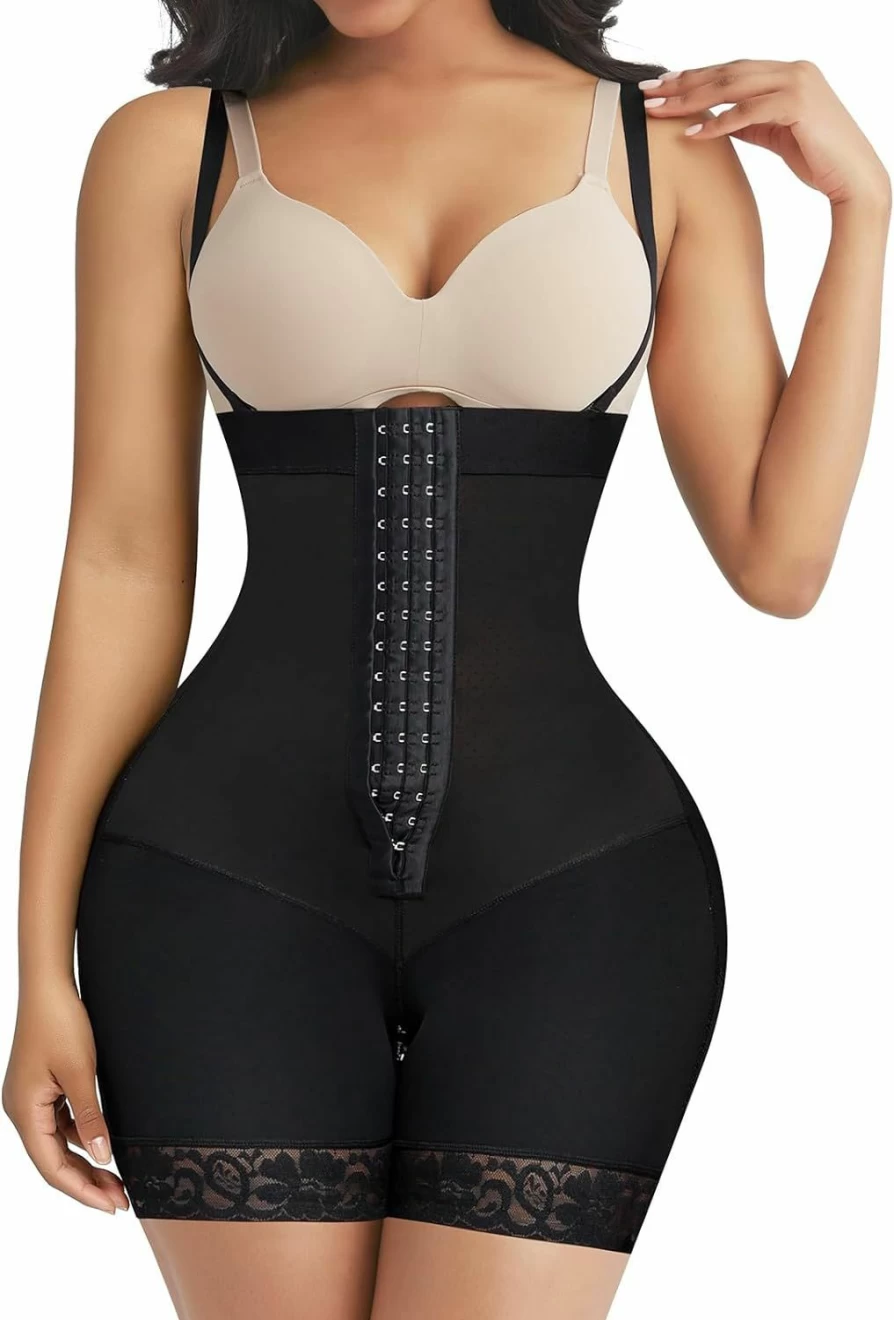 SHAPELLX Colombian Shapewear for Women - Tummy Control Butt Lifting Bodysuit, Postpartum Waist Trainer & Plus Size Body Shaper