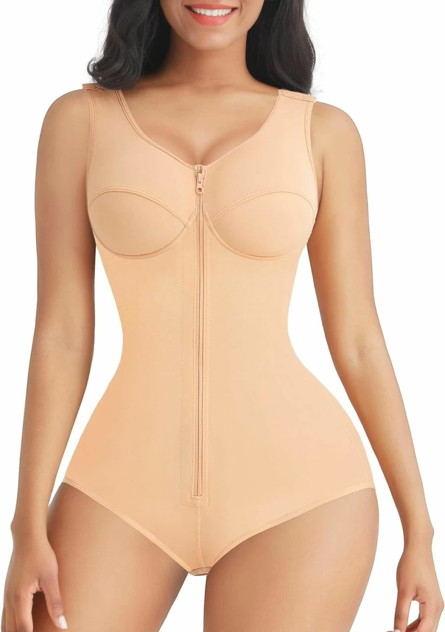 FeelinGirl Post-Surgery Fajas Colombianas for Women - Tummy Control Compression Shapewear Stage 2 Body Shaper