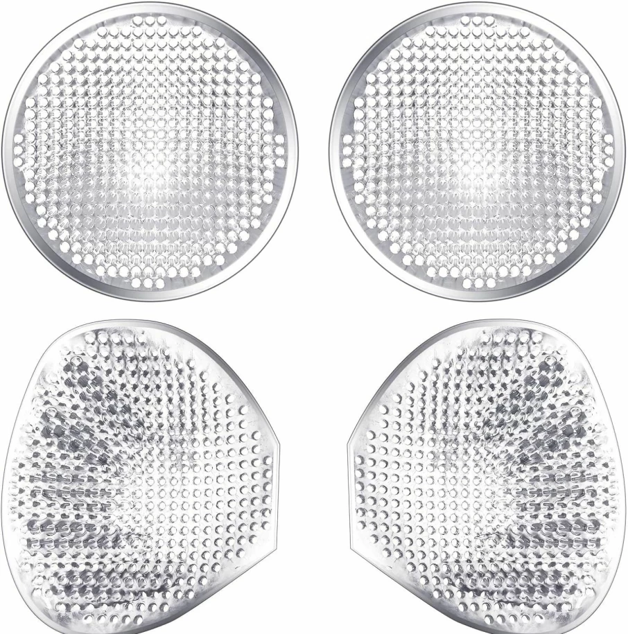 Honoson Reusable Silicone Bra Inserts - 2 Pack Breathable Enhancers for Sports Bras, Swimsuits & Everyday Wear - Waterproof & Comfortable Lift Pads