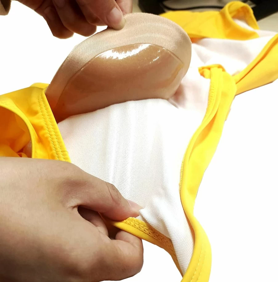 DHCare Women's Sticky Bra Push Up Adhesive Removable Bra Cups Breathable Silicone Inserts for Enhanced Lift and Comfort