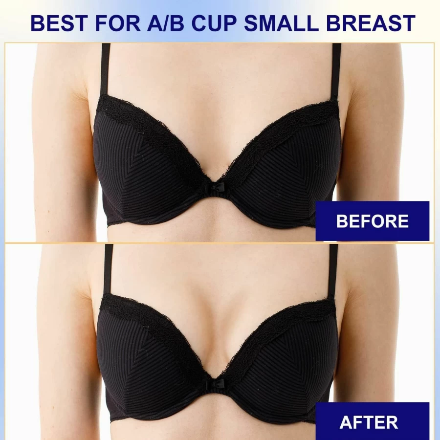 Nimiah Silicone Push-Up Bra Inserts - Sticky Adhesive Pads for Swimsuits, Dresses & Bikini Tops (1 or 3 Pairs) - Enhance Lift & Shape Comfortably