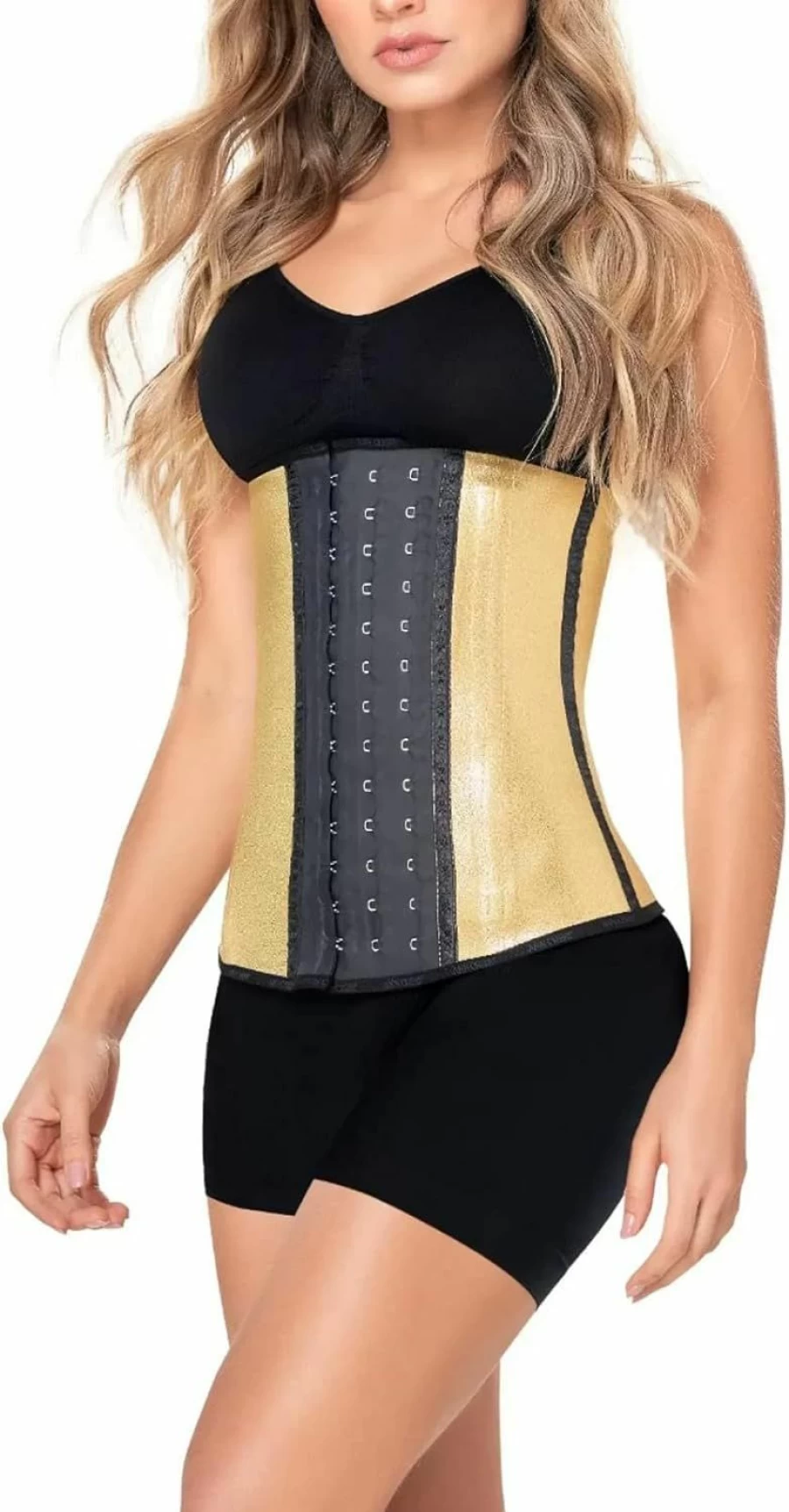 Ann Chery Colombian Latex Waist Trainer for Women - 3 Hook Corset Body Shaper for Tummy Control & Hourglass Shape