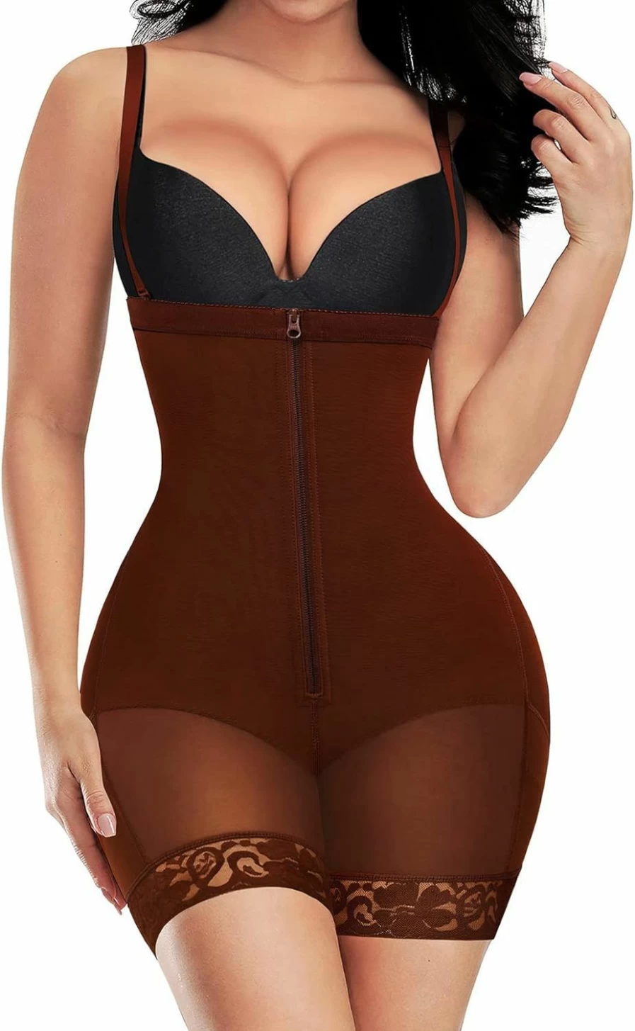 FeelinGirl Seamless Fajas Colombianas for Women - Plus Size Tummy Control, Butt Lifting Shapewear with Triple Firm Support
