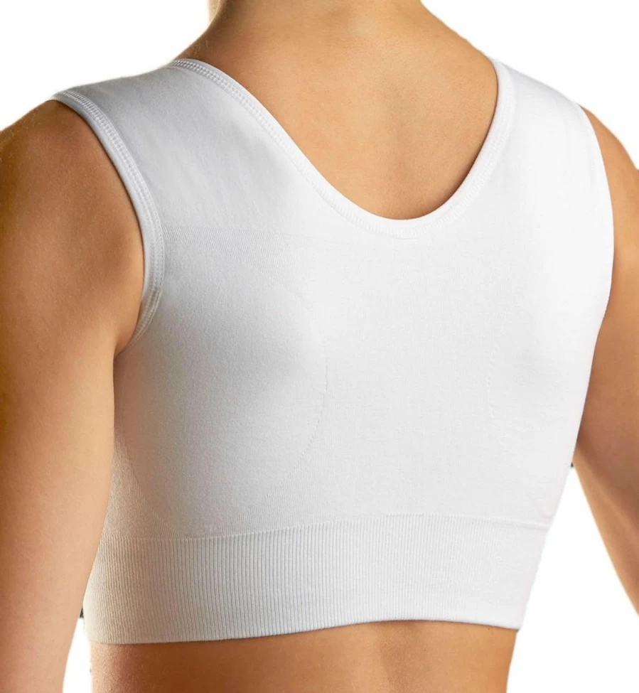 CAREFIX Post Surgery Bra - Front Closure Zipper Compression Surgical Vest for Women - Comfortable Recovery Garment After Breast Surgery