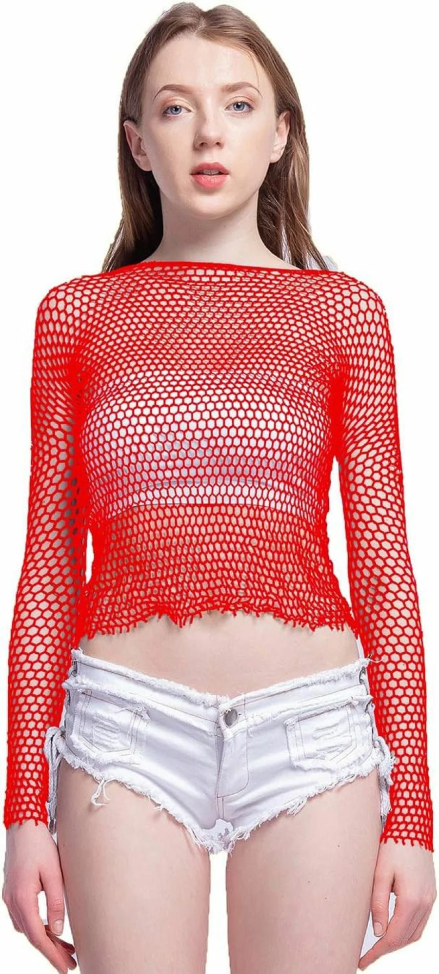 LemonGirl Women's Lace Long Sleeve Bodysuit Babydoll Sleepwear Nightdress Lingerie Set