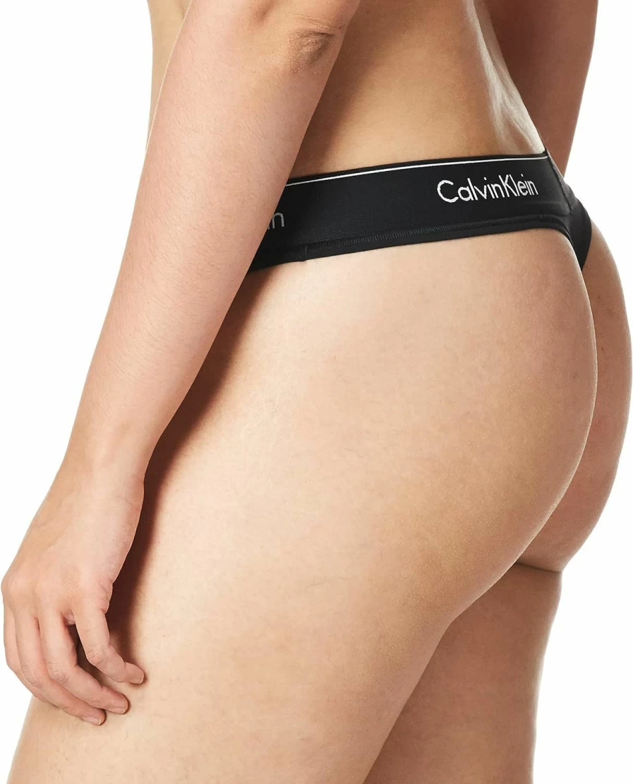 Calvin Klein Women's Stretch Cotton Thong Underwear | Comfortable & Modern Design