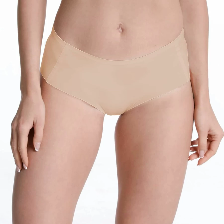 WANDER Women's Seamless Underwear 3-Pack - Breathable Invisible Hipster Panties for Ladies