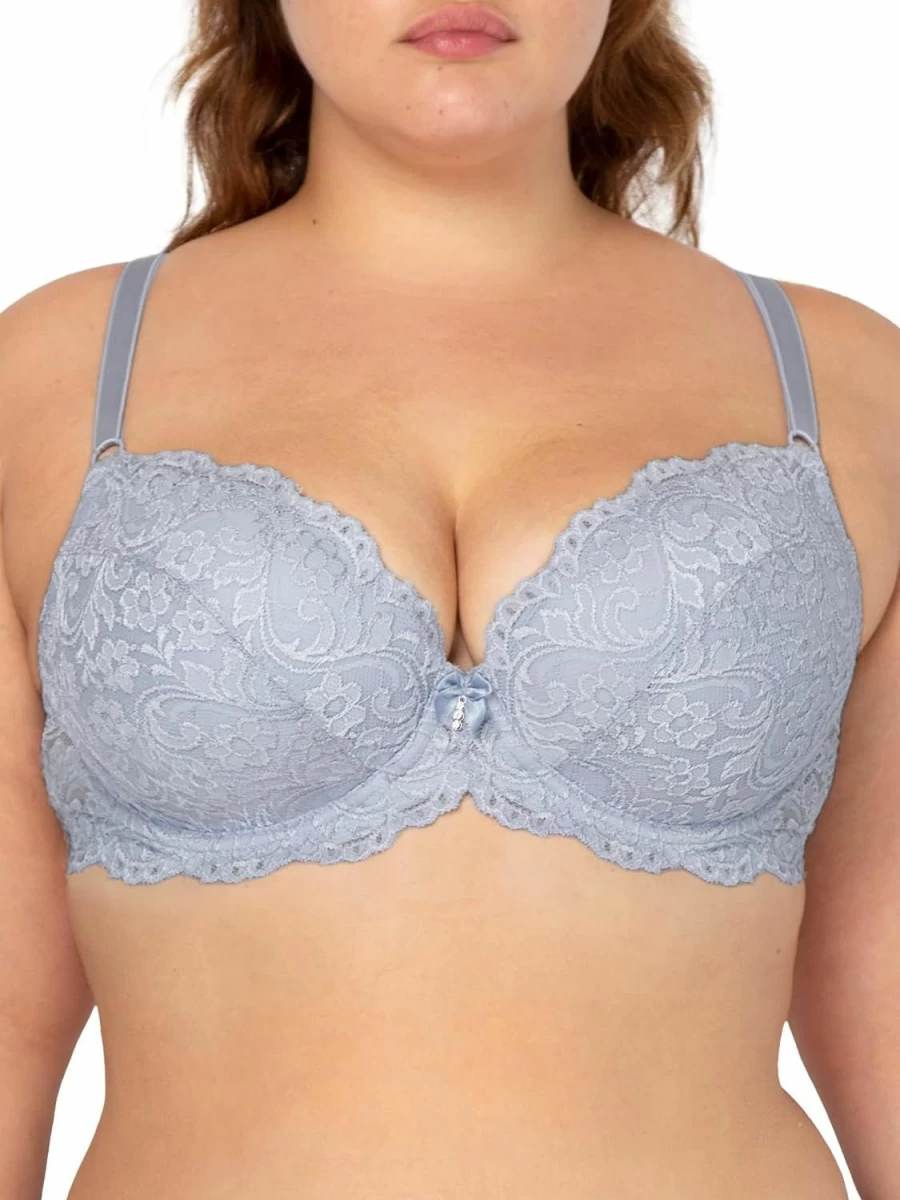 Smart & Sexy Women's Lace Push-Up Bra - Comfortable & Supportive Underwear