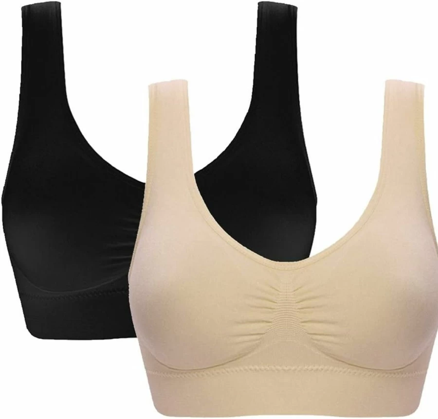 Hiking Girl Women's Low-Impact Sports Bra - Comfort Workout, Yoga & Sleep Support