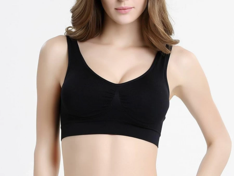 Hiking Girl Women's Low-Impact Sports Bra - Comfort Workout, Yoga & Sleep Support