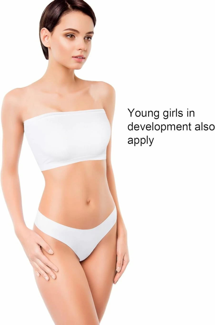 HESTYA Women's 3-Piece Strapless Bralette Set - Seamless, Stretchy Bandeau Tube Top Bra, Non-Padded Comfort in Multi Colors