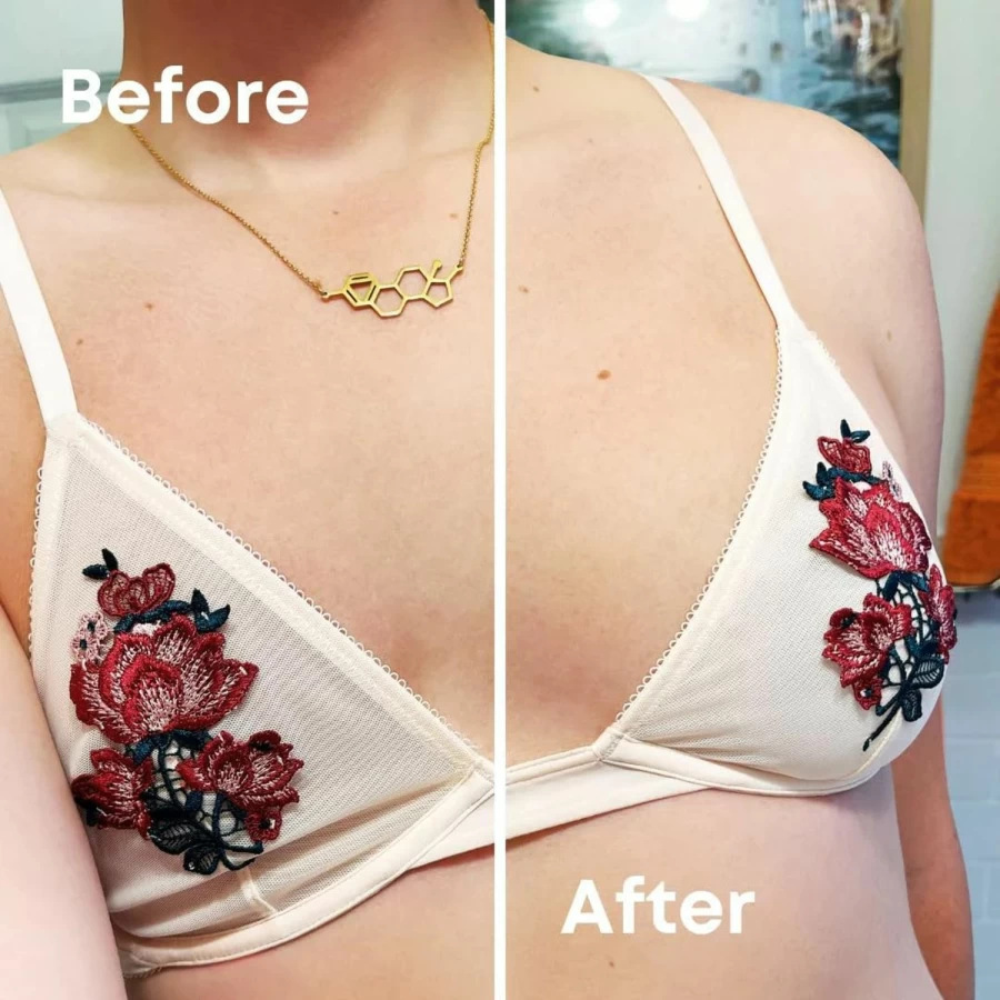 Unclockable Bra Buds - Implant-Grade Silicone Push-Up Inserts for Transgender, Non-Binary, Drag Queens & Crossdressing - Clear Gel Enhancers