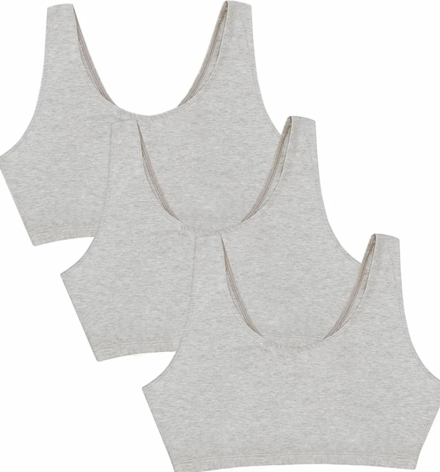 Fruit of the Loom Women's Built-Up Tank Top Sports Bra - Comfortable Workout & Active Wear