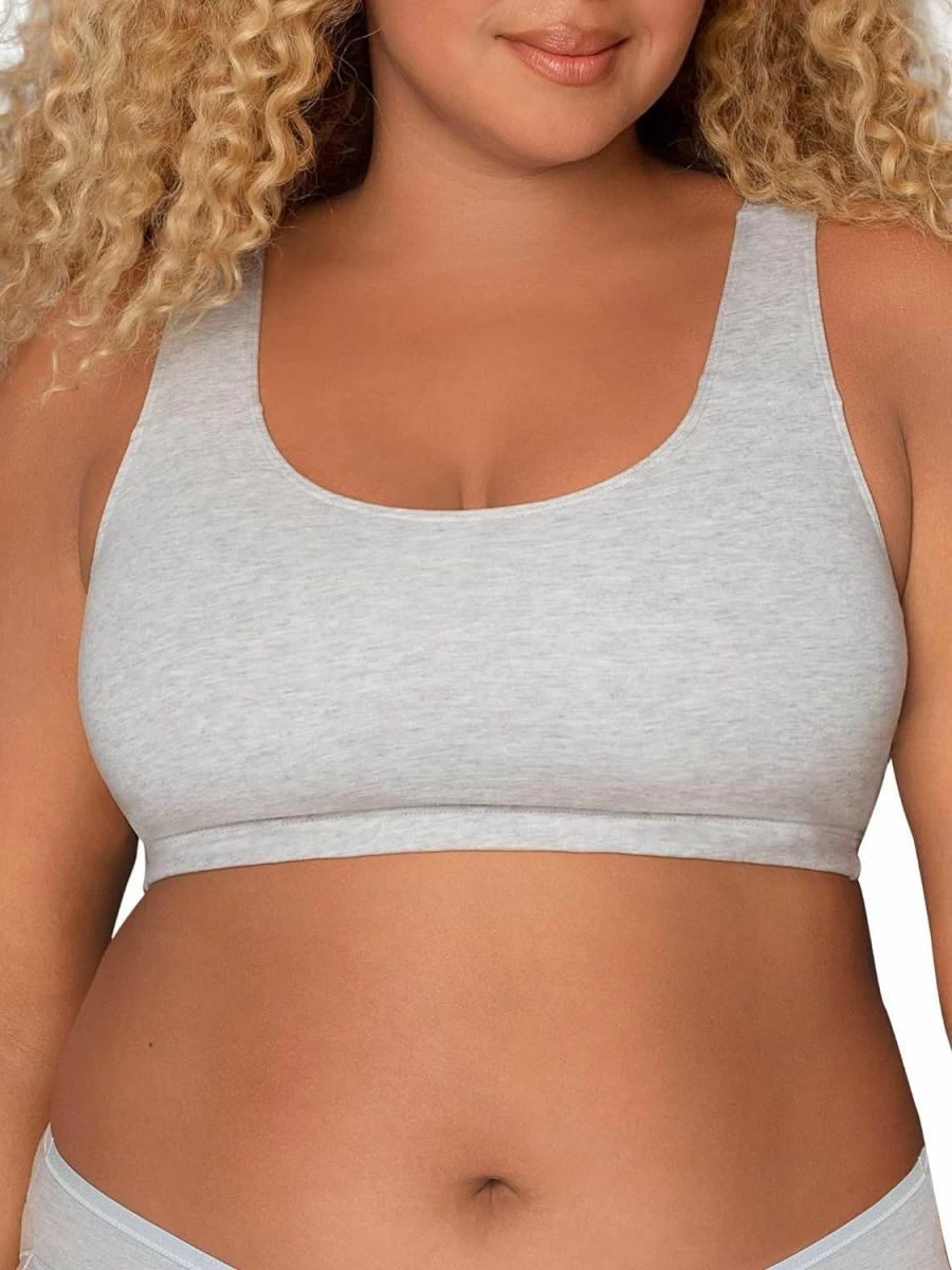Fruit of the Loom Women's Built-Up Tank Top Sports Bra - Comfortable Workout & Active Wear