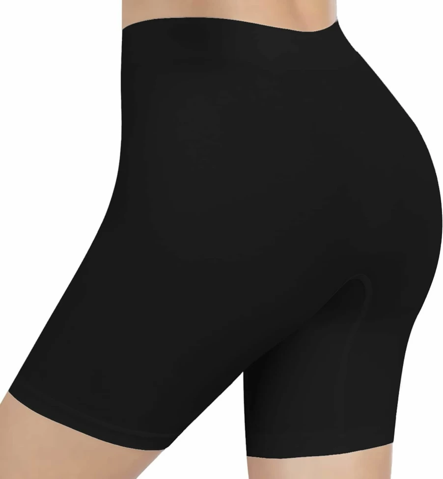 BESTENA Women's Seamless Slip Shorts 4-Pack - Anti-Chafing Boyshorts Underwear for Dresses