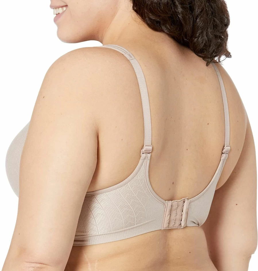 Bali Women's Wireless Comfort Revolution Bra - Full-Coverage Wirefree Support, Cool & Breathable Fabric for All-Day Wear