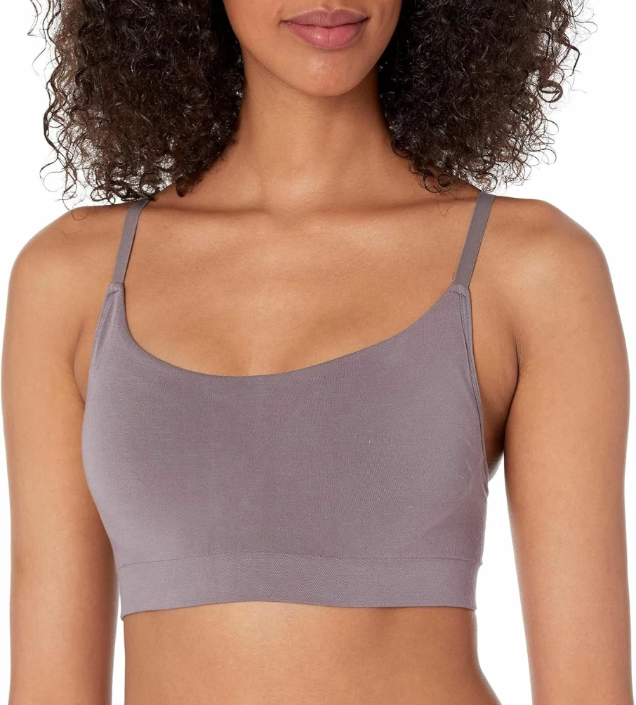 Amazon Essentials Women's Comfort Wireless Bra 2-Pack - Soft Support, Breathable Fabric